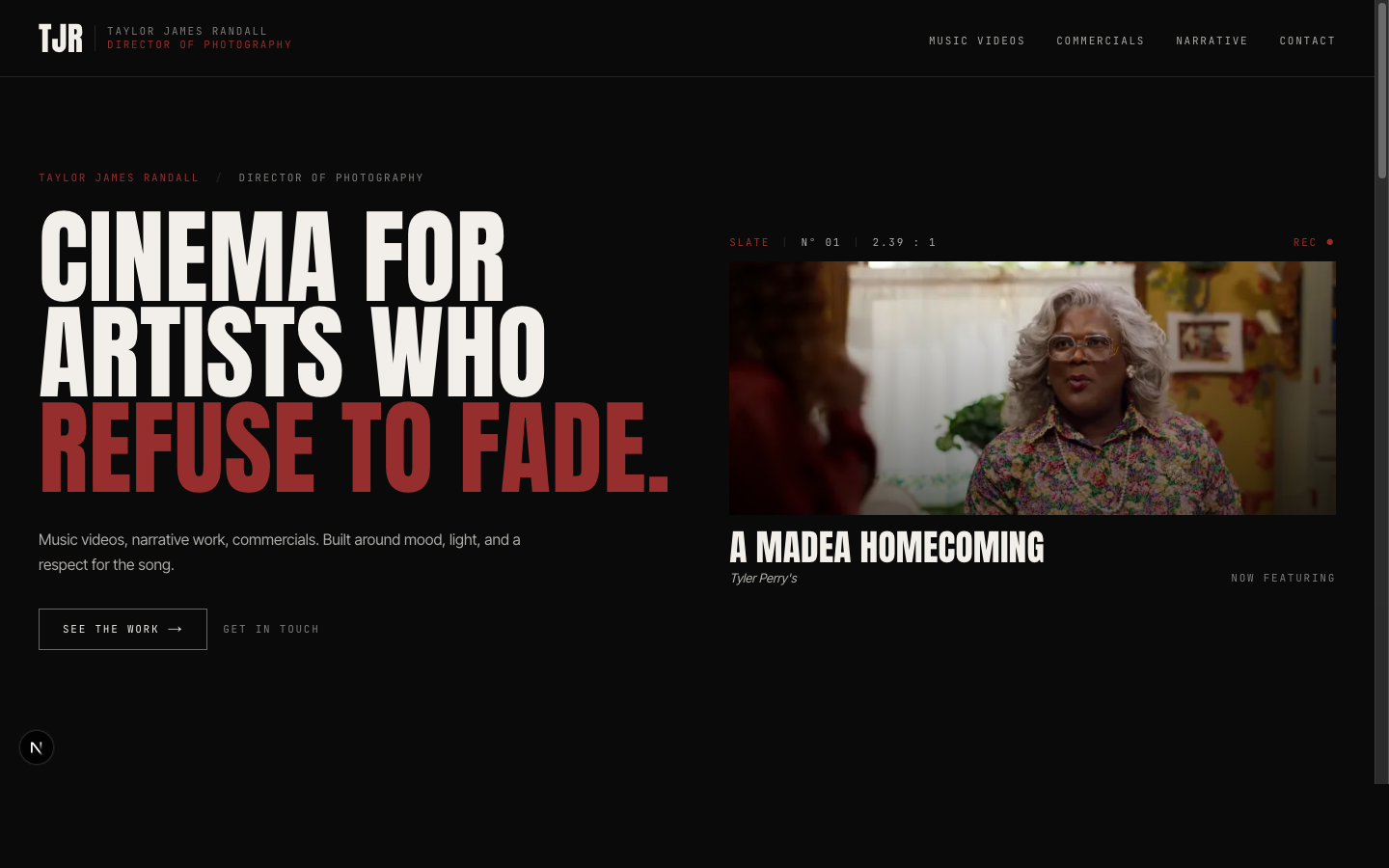 Taylor James Randall — Director of Photography
